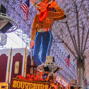 Marlboro Man in der Fremont Street Marlboro Man in der Fremont Street