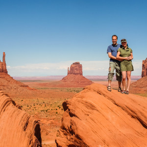 Überblick auf das Monument Valley Überblick auf das Monument Valley