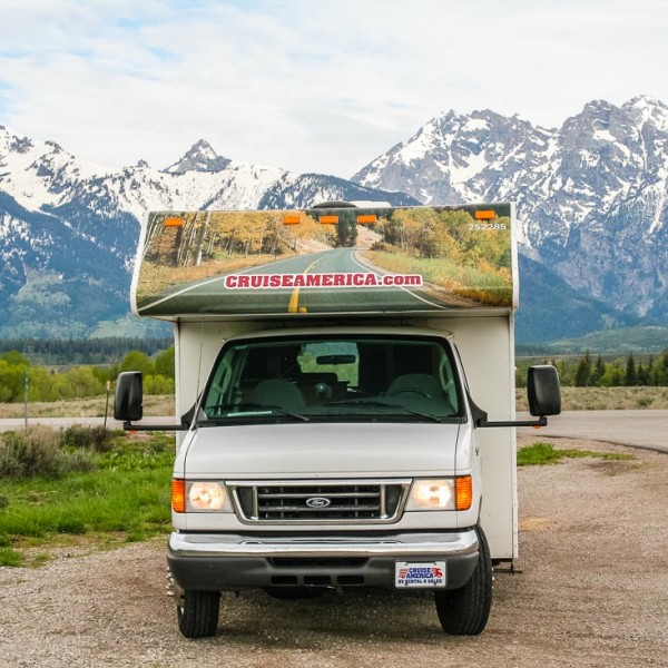 Unser Womo in den Tetons Unser Womo in den Tetons