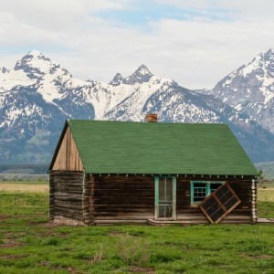 Alte Hütte in den Antelope Flats Alte Hütte in den Antelope Flats