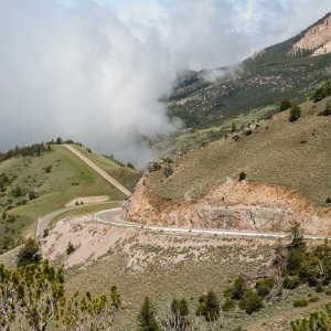 Der Nebel wartet hinterm Berg auf uns