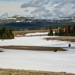 Sogar Schnee hatten wir unterwegs