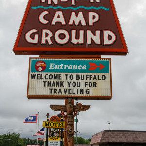 Eingangsschild unseres Campingplatzes