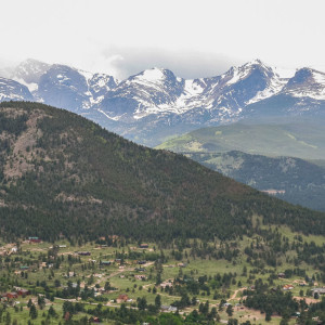 Blick über die Rocky Mountains Blick über die Rocky Mountains
