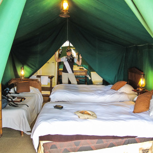 Unser Zelt im Sweetwaters Tented Camp Unser Zelt im Sweetwaters Tented Camp