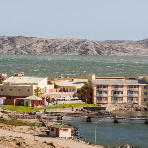 Blick auf das Nest Hotel