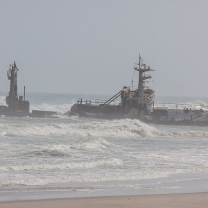 Schiffswrack an der Skelettküste