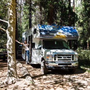 Stellplatz auf dem North Pines Campground Stellplatz auf dem North Pines Campground