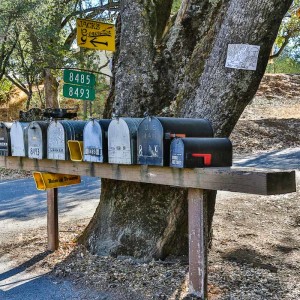 Briefkasten-Sammelstelle