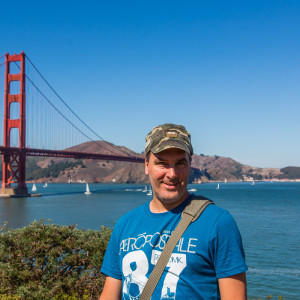 Franky mit der Golden Gate Brücke Franky mit der Golden Gate Brücke