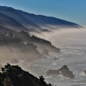 Nebeliger Morgen an der Big Sur Nebeliger Morgen an der Big Sur
