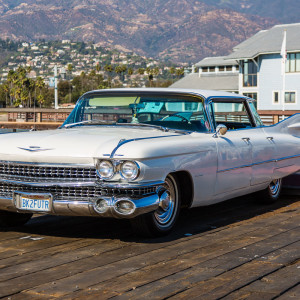 Oldtimer auf dem Stearns Wharf Oldtimer auf dem Stearns Wharf