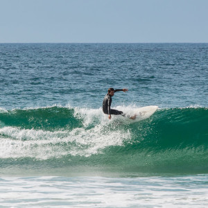 Surfer in Malibu Surfer in Malibu