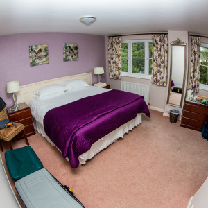 Unser Zimmer in der Pinne Lodge