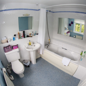 Unser Bad in der Pine Lodge