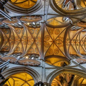 Deckekonstruktion Salisbury Kathedrale Deckekonstruktion Salisbury Kathedrale