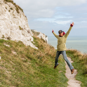 Gewagter Sprung an den Klippen Gewagter Sprung an den Klippen
