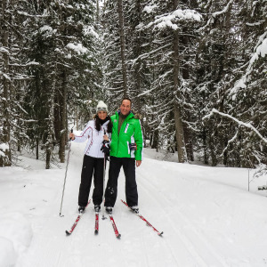 Langlauf am Lake Louise Langlauf am Lake Louise