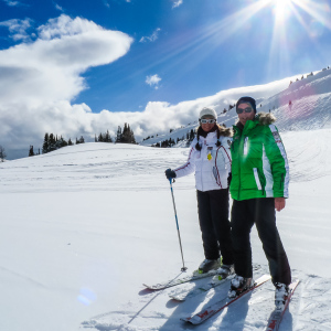 Skifahren im Sunshine Village