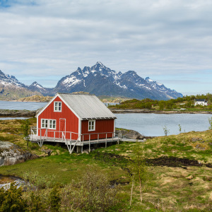 Typisch Norwegische Hütte Typisch Norwegische Hütte