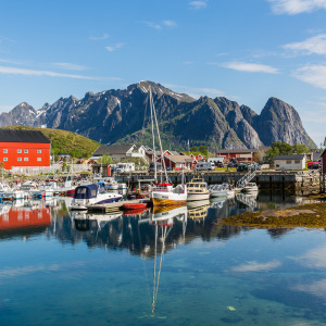 Hafen in Reine Hafen in Reine