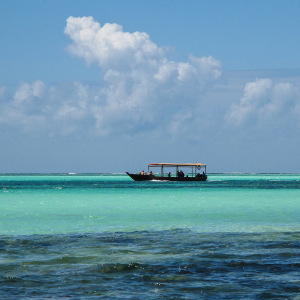 Leuchtend blaues Wasser Leuchtend blaues Wasser