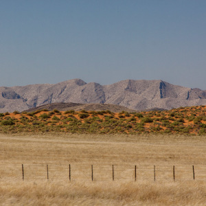Pastellfarbige Landschaft Richtung Solitaire Pastellfarbige Landschaft Richtung Solitaire