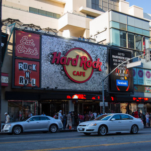 Hard Rock Cafe am Hollywood Blvd. Hard Rock Cafe am Hollywood Blvd.