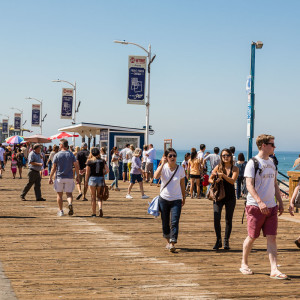 Auf dem Santa Monica Pier Auf dem Santa Monica Pier