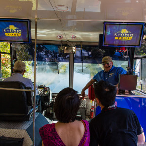 Unterwegs auf der Studio Tour Unterwegs auf der Studio Tour