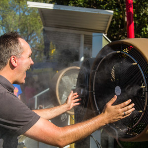 Eine schöne Abkühlung! Eine schöne Abkühlung!