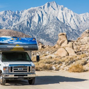 Unser Camper in den Alabama Hills Unser Camper in den Alabama Hills