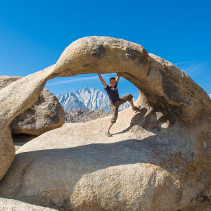 Franky im Moebius Arch Franky im Moebius Arch