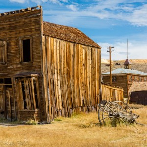 Windschiefes Haus in Bodie Windschiefes Haus in Bodie