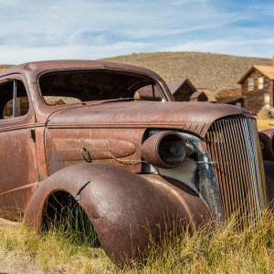 Verrostetes Auto in Bodie Verrostetes Auto in Bodie
