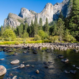 Panorama am Merced River Panorama am Merced River