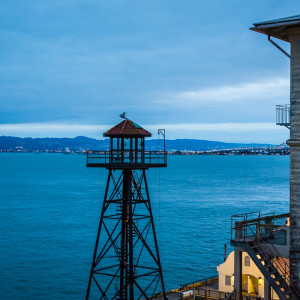 Ein Wachturm auf Alcatraz Ein Wachturm auf Alcatraz