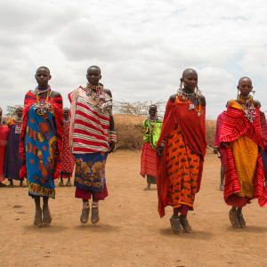 Tanzende Masai’s Tanzende Masai's