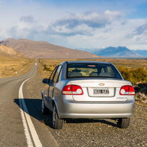 Unser Auto in Patagonien
