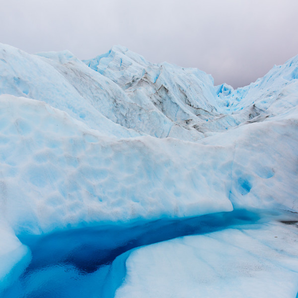 Die blaue Lagune des Perito Moreno