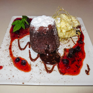 Ein Schokoladenvulkan ;o)