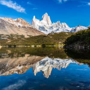 Geniale Spiegelung an der Laguna Capri