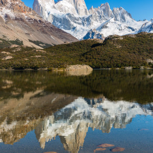 Der Fitz Roy an der Laguna Capri