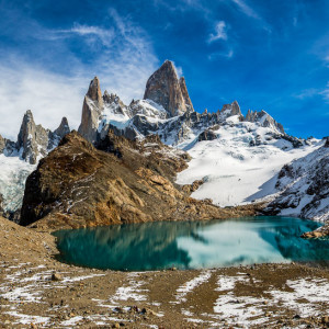 Endlich da - Die Laguna De Los Tres