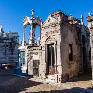 Grüften auf dem Friedhof Recoleta