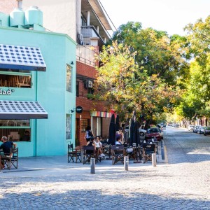 Beschauliche Straßenecke in Palermo