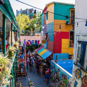 Nebenstraße in La Boca