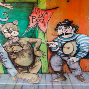 Graffiti in La Boca Graffiti in La Boca
