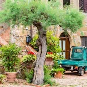 Überall sieht man gemütliche Ecken in Sovana Überall sieht man gemütliche Ecken in Sovana