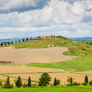 Typisches Landschaftsbild der Crete Senesi Typisches Landschaftsbild der Crete Senesi